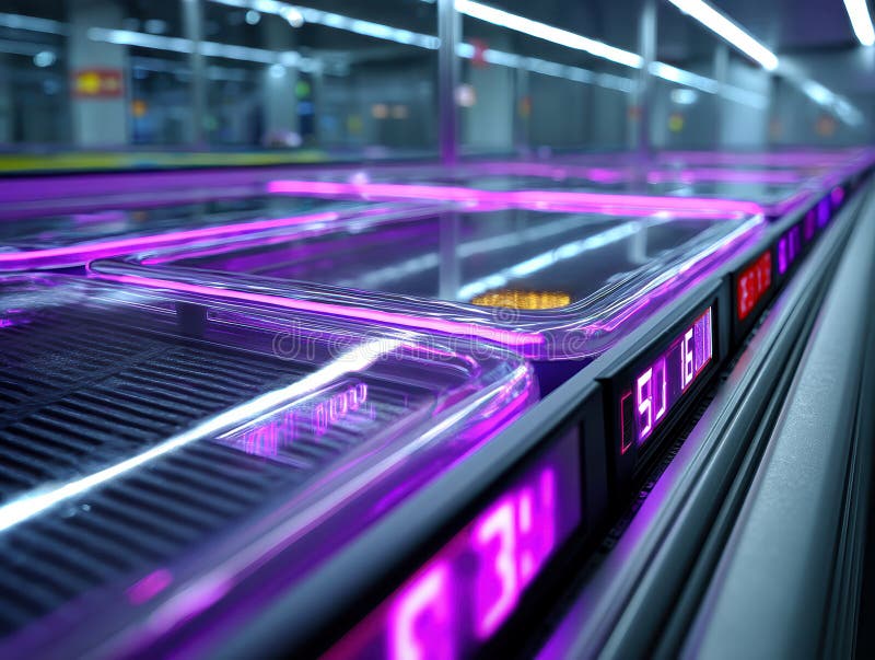 A captivating futuristic image showcasing sleek, high-tech components in advanced materials, suggesting cutting-edge stock image