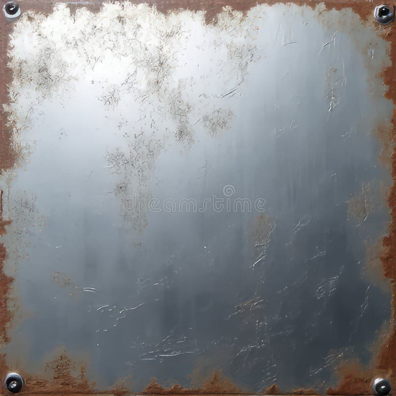Aged Silver Metal Plate Texture A Distressed Industrial Background Image for Design Projects Wall Decor and Graphic royalty free illustration