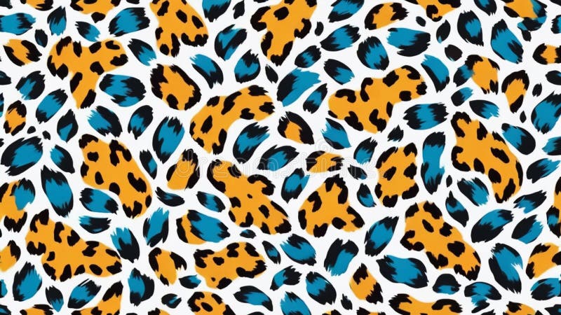 Captivating Leopard Print Seamless Pattern A Luxurious and Versatile Design for Backgrounds Website Design and More stock illustration