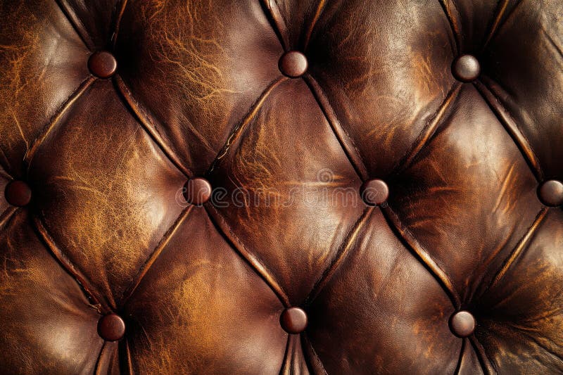 Captivating textured aged leather with antique style and warm lighting royalty free stock images