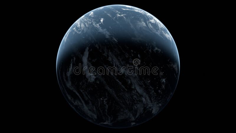 Captivating view of Earth from space, highlighting its vibrant oceans, swirling clouds, and atmospheric layers against a stark vector illustration