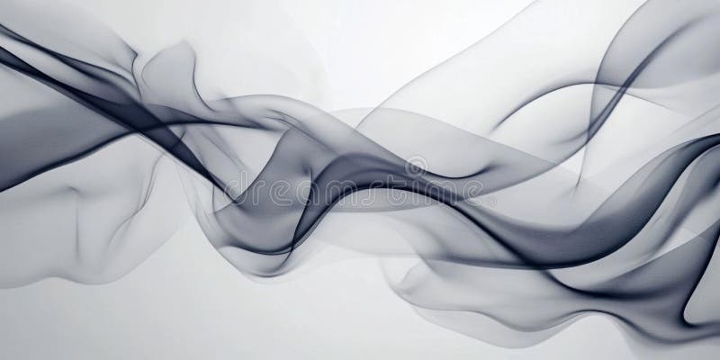 Captura Curbe abstracte în mișcare Arta fumului elegant royalty free illustration