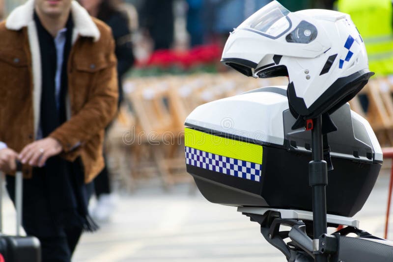 Página De Coloração De Motocicletas Da Polícia Para Crianças