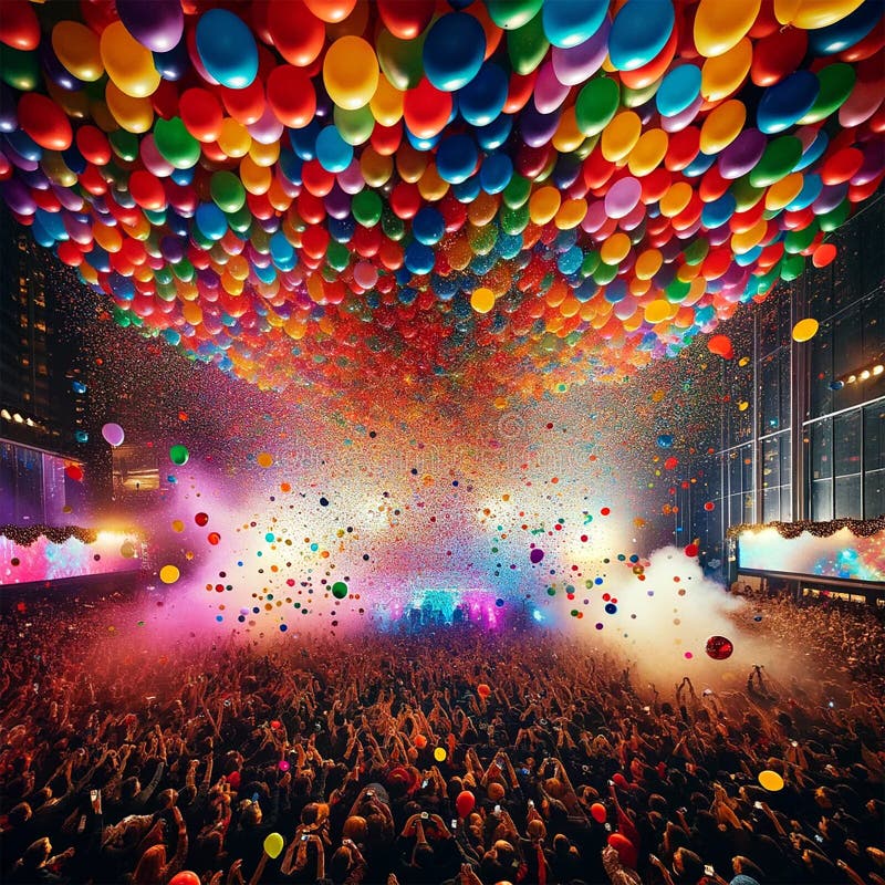Countdown To Midnight: Street Party with New Year S Balloon Drop