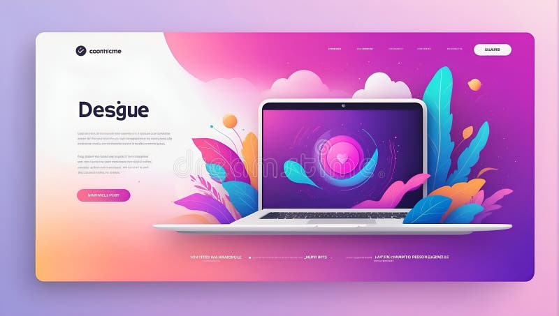 Ethereal Elegance: Vector UI UX Showcase. AI generate vector illustration