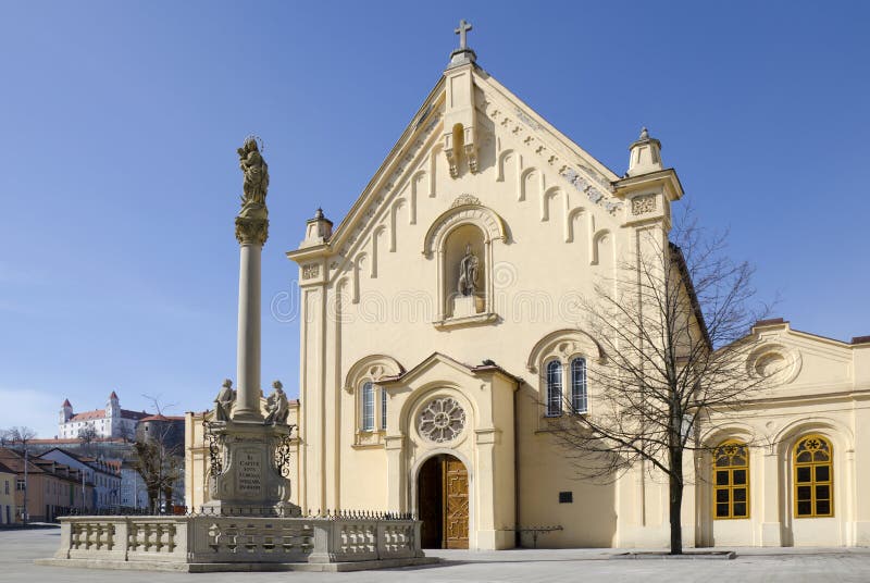 Capuchin church in Bratislava, Slovakia