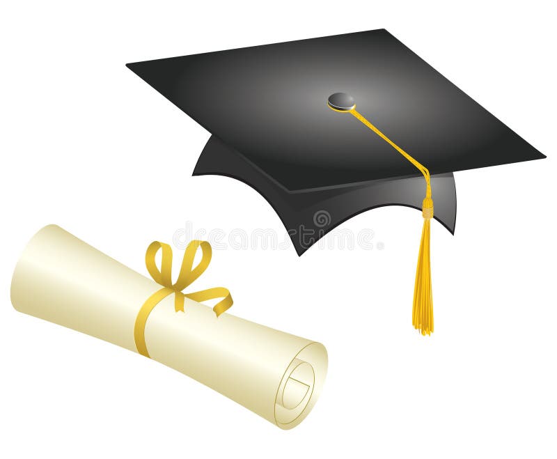 Capuchon et diplôme de graduation