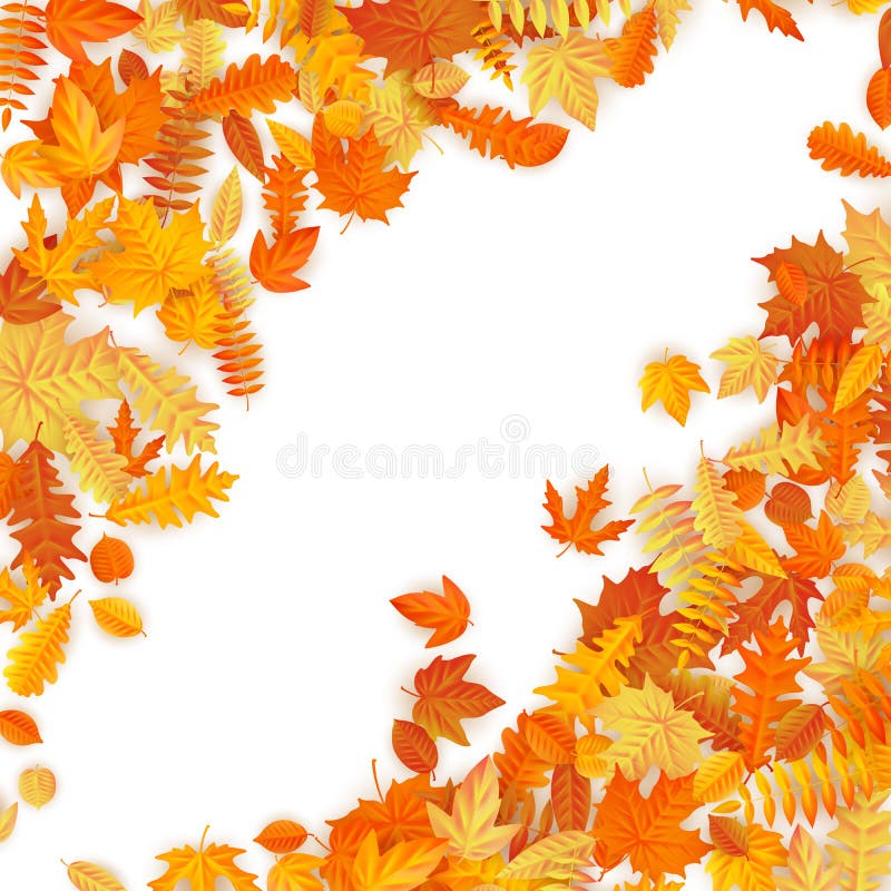Capítulo con las hojas de otoño que caen rojas, anaranjadas, marrones y amarillas EPS 10 ilustración del vector Capítulo con las hojas de otoño que caen rojas, anaranjadas, marrones y amarillas EPS 10 ilustración del vector
