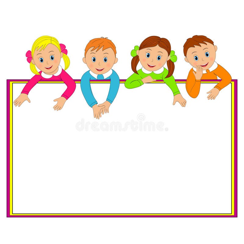Capítulo con los niños ilustración del vector Capítulo con los niños ilustración del vector
