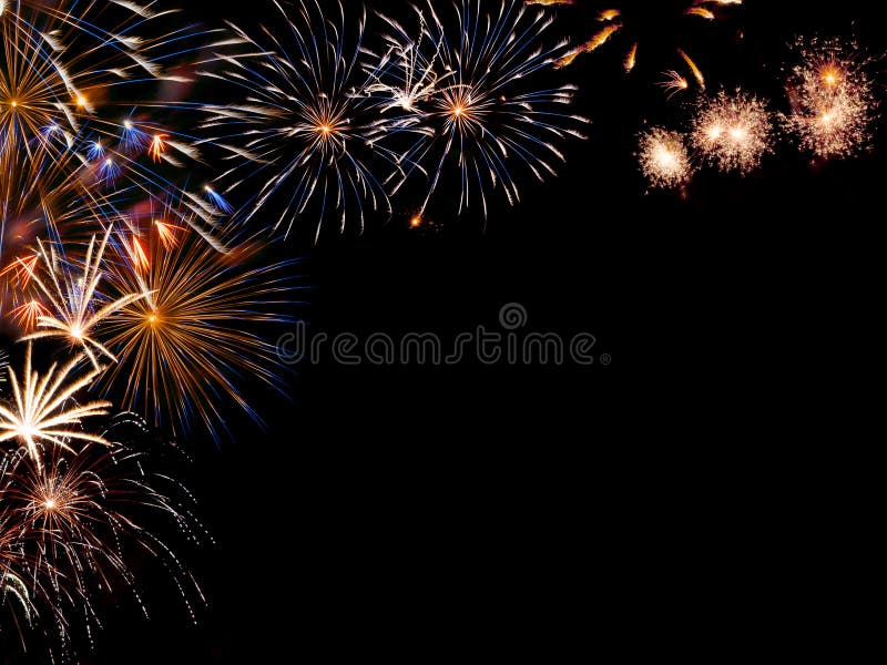 Capítulo de los fuegos artificiales coloridos fotos de archivo Capítulo de los fuegos artificiales coloridos fotos de archivo