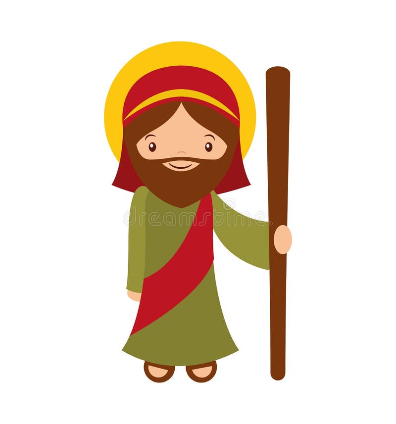 Carácter Del Pesebre De San José Ilustración del Vector - Ilustración de diciembre, santo: 80744851 Carácter Del Pesebre De San José Ilustración del Vector - Ilustración de diciembre, santo: 80744851