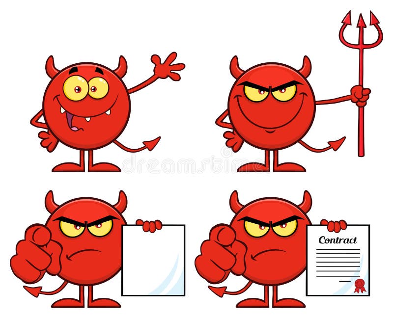 Jogo Da Criação Do Caráter Do Diabo Vermelho Do Emoticon Dos Desenhos  Animados Ilustração Stock - Ilustração de surpresa, receoso: 98883858