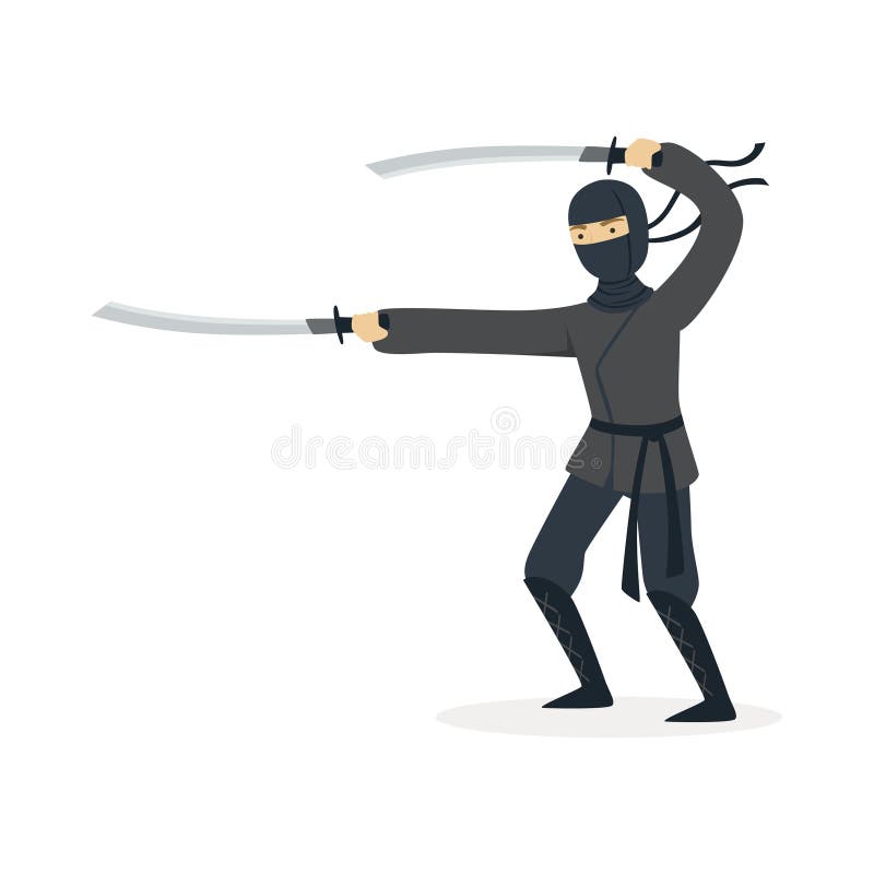 Vetores de Japão Segredo Ninja Assassino Japonês Espada Personagem De  Desenho Animado Furtivamente Sneaking Vector Ilustração e mais imagens de  Caratê - iStock