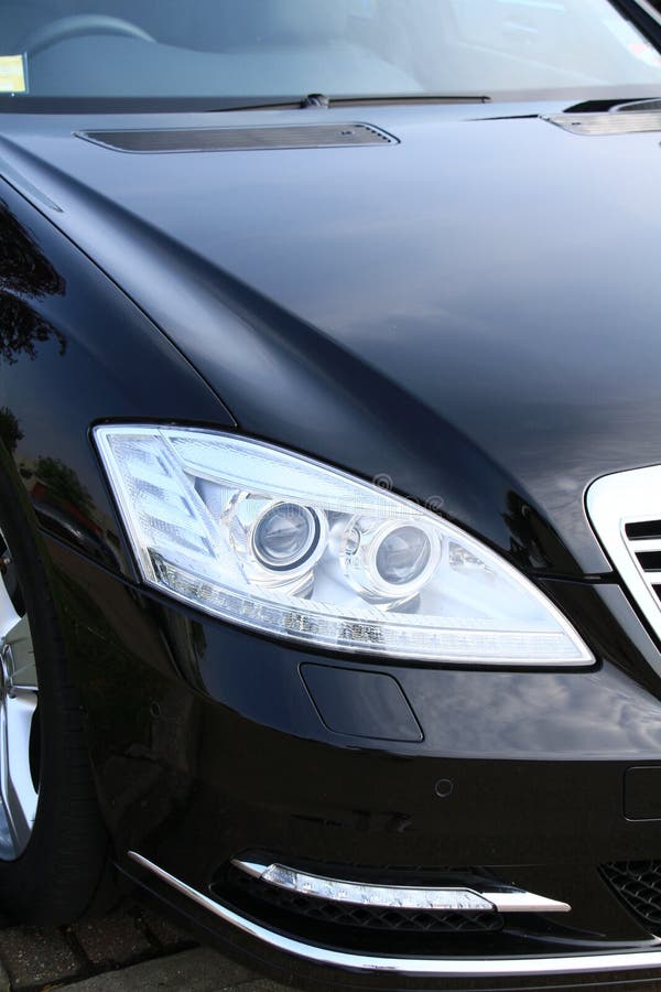 Image of a new car parked up taken at the floor level