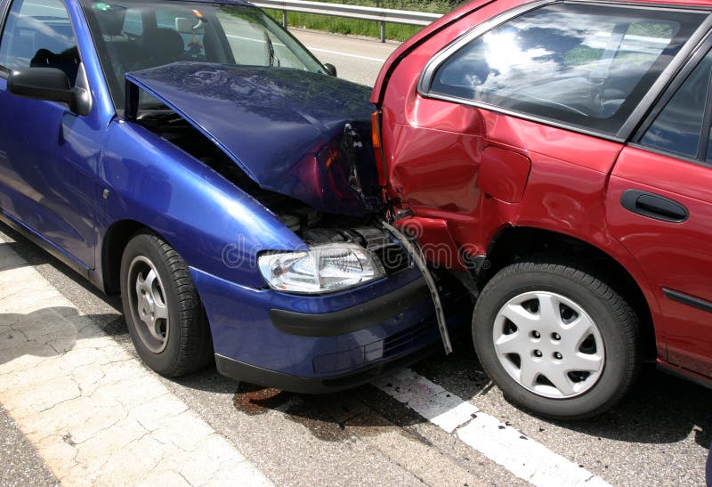 Incidente stradale sull'autostrada.