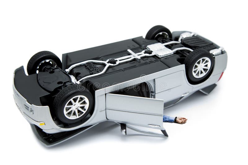 Car accident stock photo