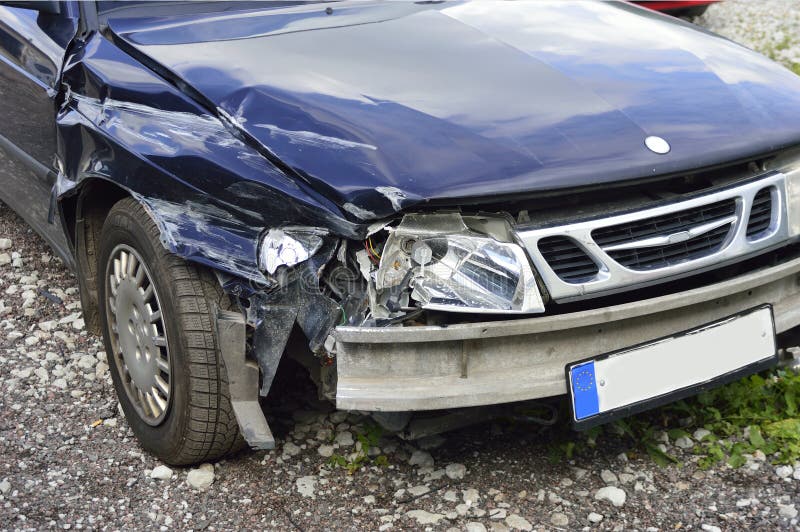 Car accident, insurance concept stock photography