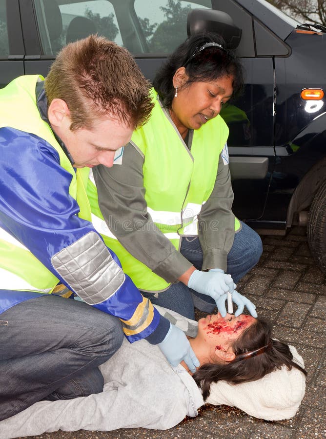 Car accident victim stock photo. Image of healthcare 20536244