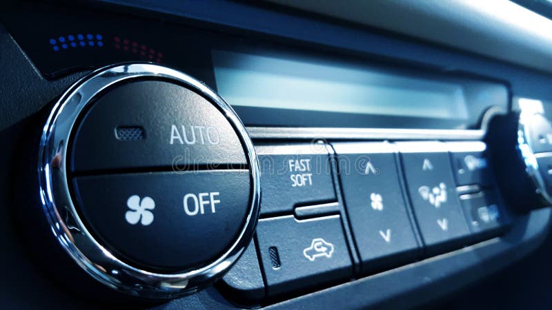 Car air conditioner stock image. Image of display, handle - 51466599