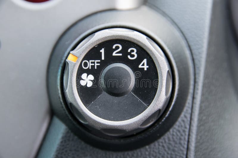 Car air conditioner switch stock image. Image of heat 55295489