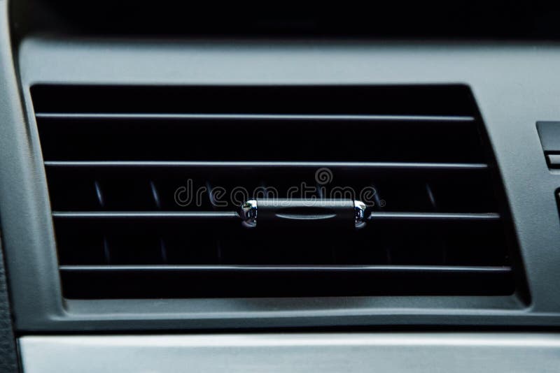 Car Air Conditioning Close Up of Car Air, Car Cooling Machine Stock