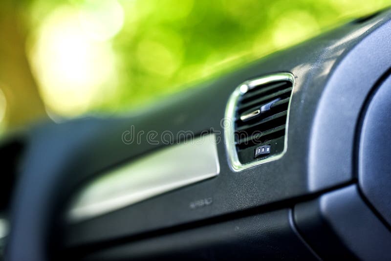 Car Air Conditioning. Car Detail in Car Stock Image Image of cooling