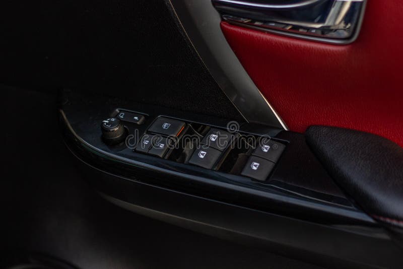 Car Arm Rest with Control Panel. Door Lock & Mirror Control. Window