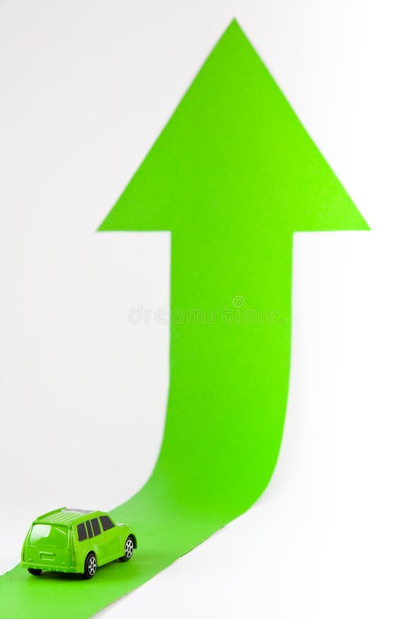 Car and arrow stock image. Image of carpark, select, energy - 21181329