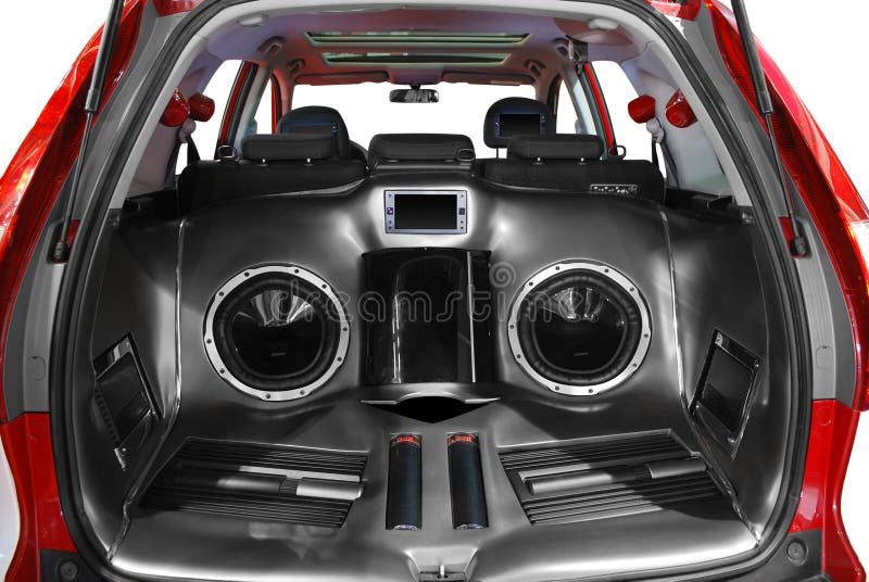 Car audio system stock photo. Image of loudspeaker, system - 8228452