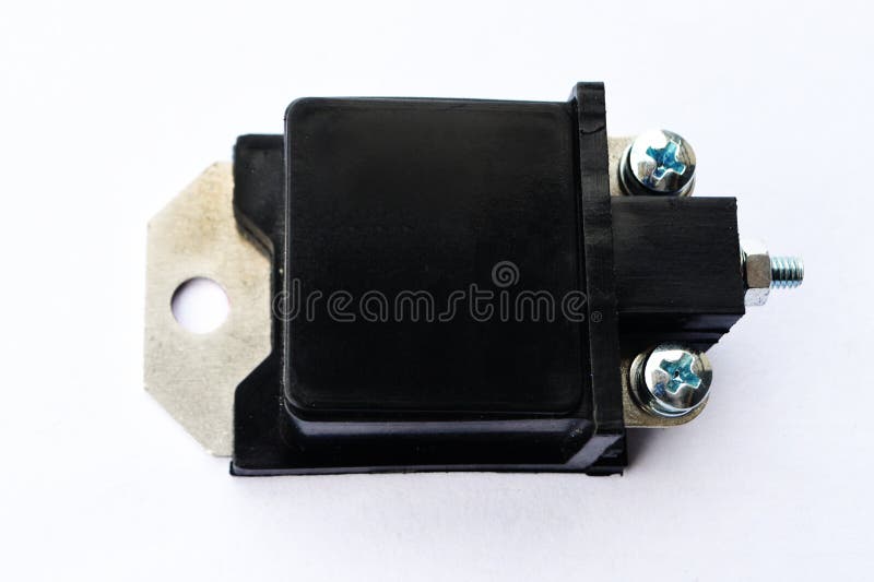 Car Automatic Voltage Regulator Isolated Stock Photo Image of