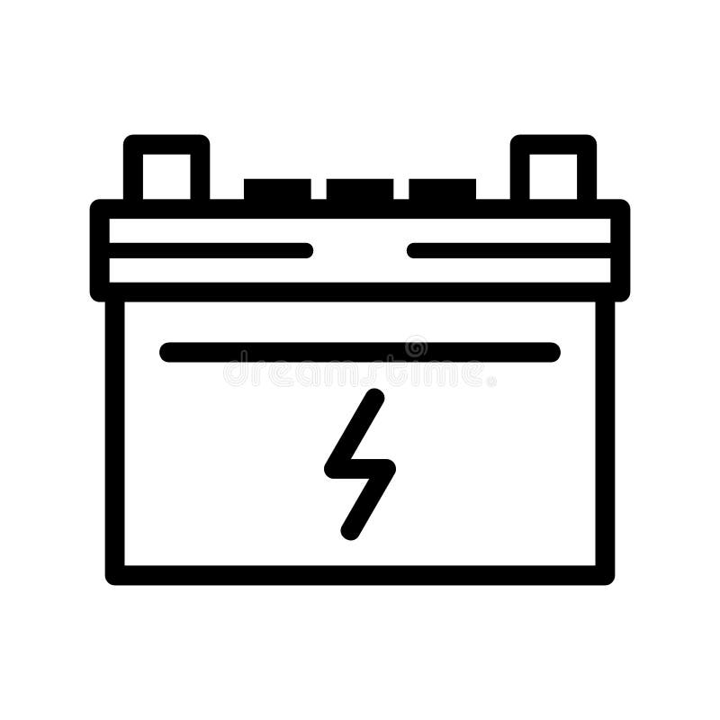 car battery symbol