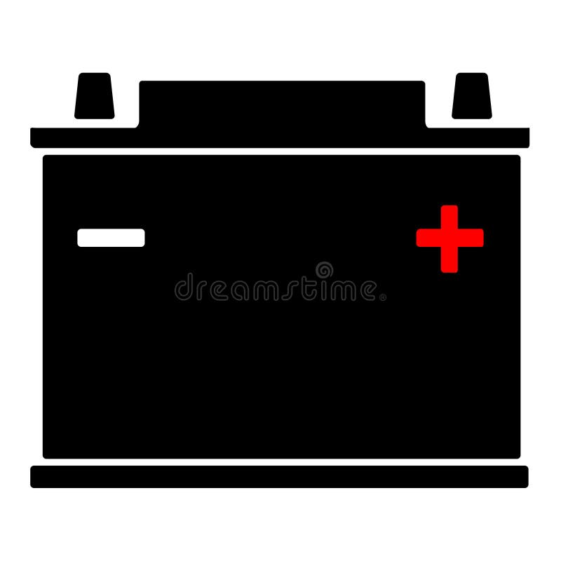 car battery symbol