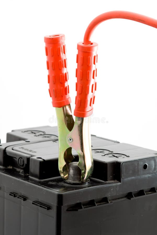 Car battery jump start stock image. Image of battery, start 9085643