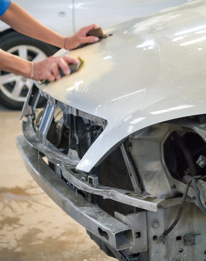 Car body repair stock image. Image of industry, working 35624791