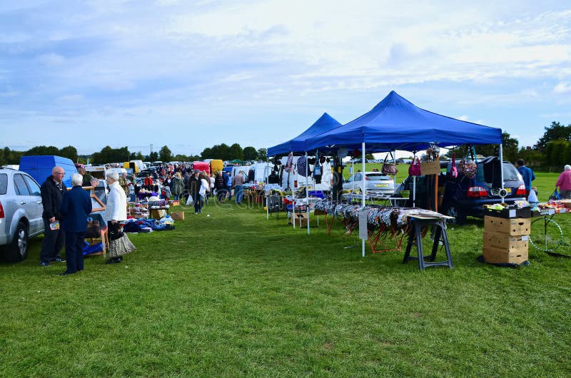 Car boot sale editorial photo. Image of field, stand - 60077201