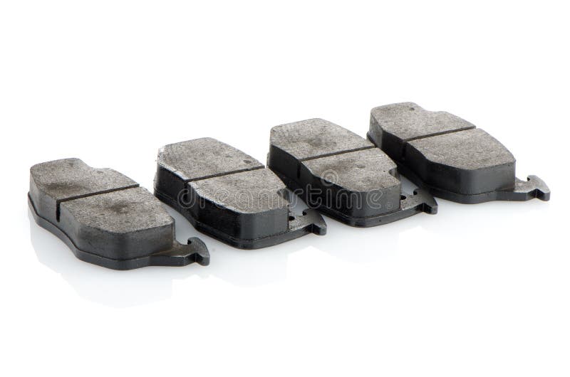 Car brake pads stock photo. Image of wheel, front, service 34351680