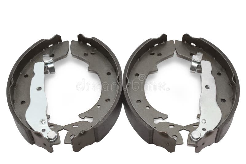 Car brake shoes stock image. Image of automotive, steel 22150943