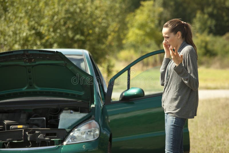 Car Breakdown stock photo. Image of problem, mobile, support 10700952
