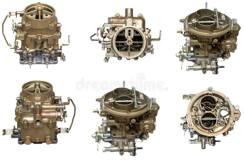 Car Carburetor in Different Positions Stock Image Image of motor