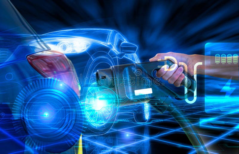 Car Charging At Electric Car Charging Station Electric Vehicle Charger car-charging-at-electric-car-charging-station-electric-vehicle-charger