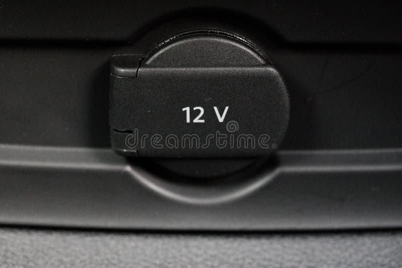 Car Cigarette Lighter 12v - Image stock photography.