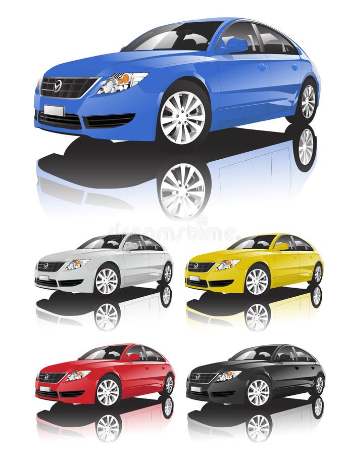 Car collection Vector stock illustration Car collection Vector stock illustration