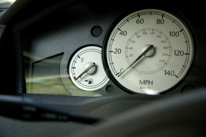 Car control panel stock photo. Image of concept, fuel, fill - 136130