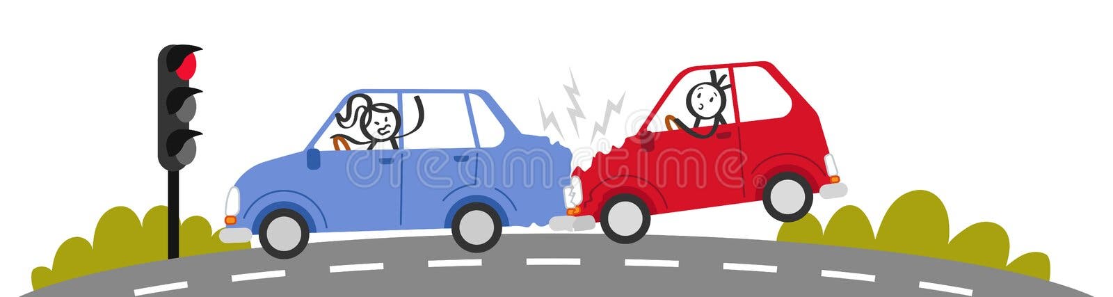car crash cartoon vector illustration 17004947 Vector Art at Vecteezy