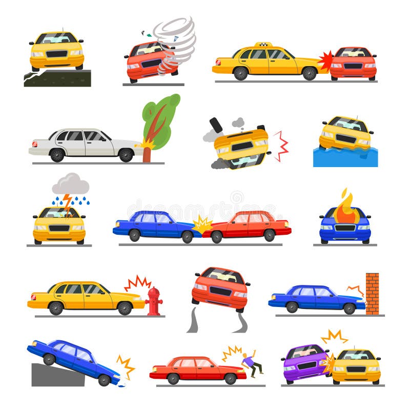 Different Scenes With Road Safety Illustration Royalty Free SVG, Cliparts,  Vectors, and Stock Illustration. Image 56548926.