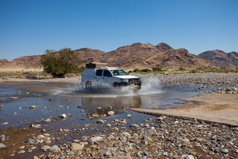 Car crossing river stock image. Image of river, water 19720893