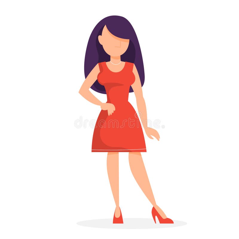 Car?cter de la mujer joven Muchacha triguena en la chaqueta de cuero Femenino en la moda stock de ilustración Car?cter de la mujer joven Muchacha triguena en la chaqueta de cuero Femenino en la moda stock de ilustración