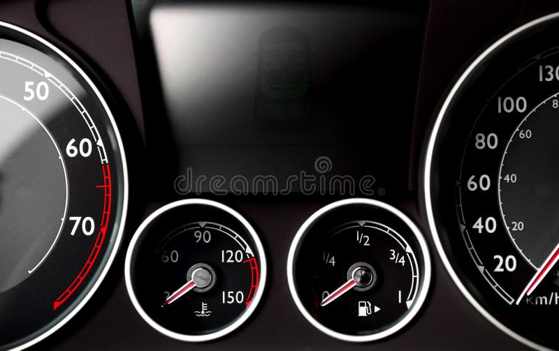 Car dashboard stock image. Image of measurement, gasoline 35932109