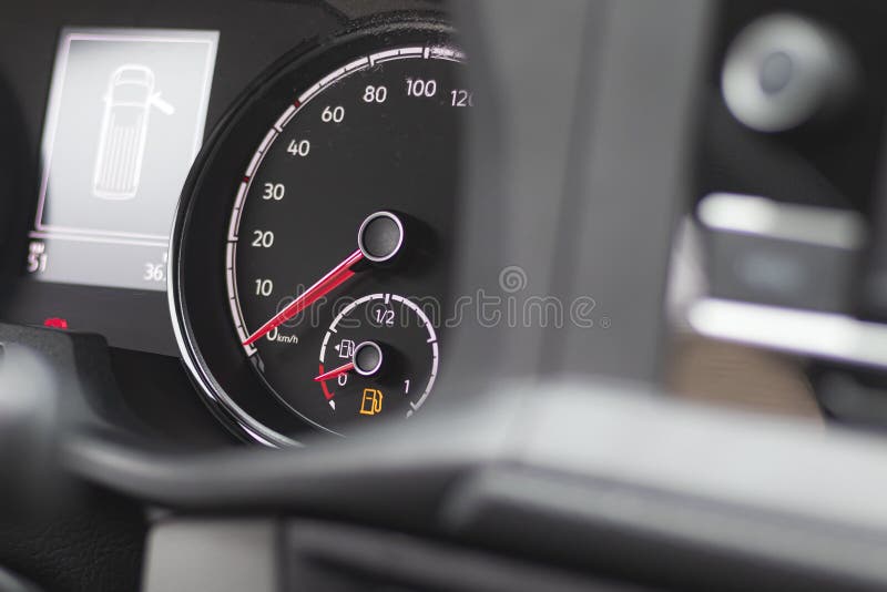 Car engine temperature gauge cold normal Vector Image