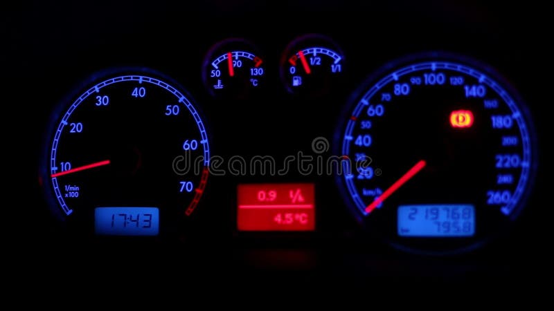 Car dashboard instruments